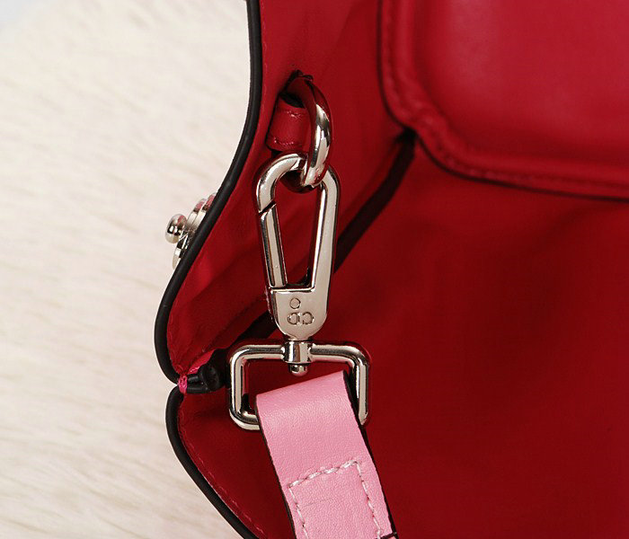 small Christian Dior diorissimo calfskin leather bag 0902 pink